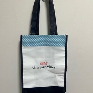 Vineyard Vines Blue and White Logo Tote